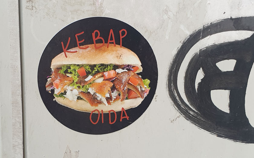 "kebap oida" sticker